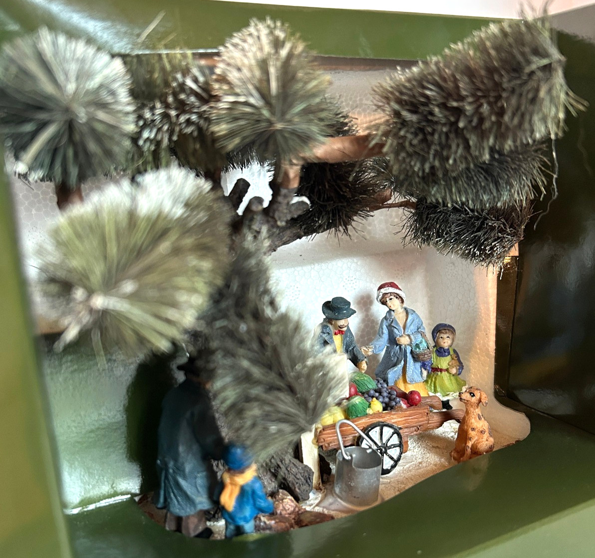 Holiday Time Village Collectibles Park Scene Christmas Village Display Set