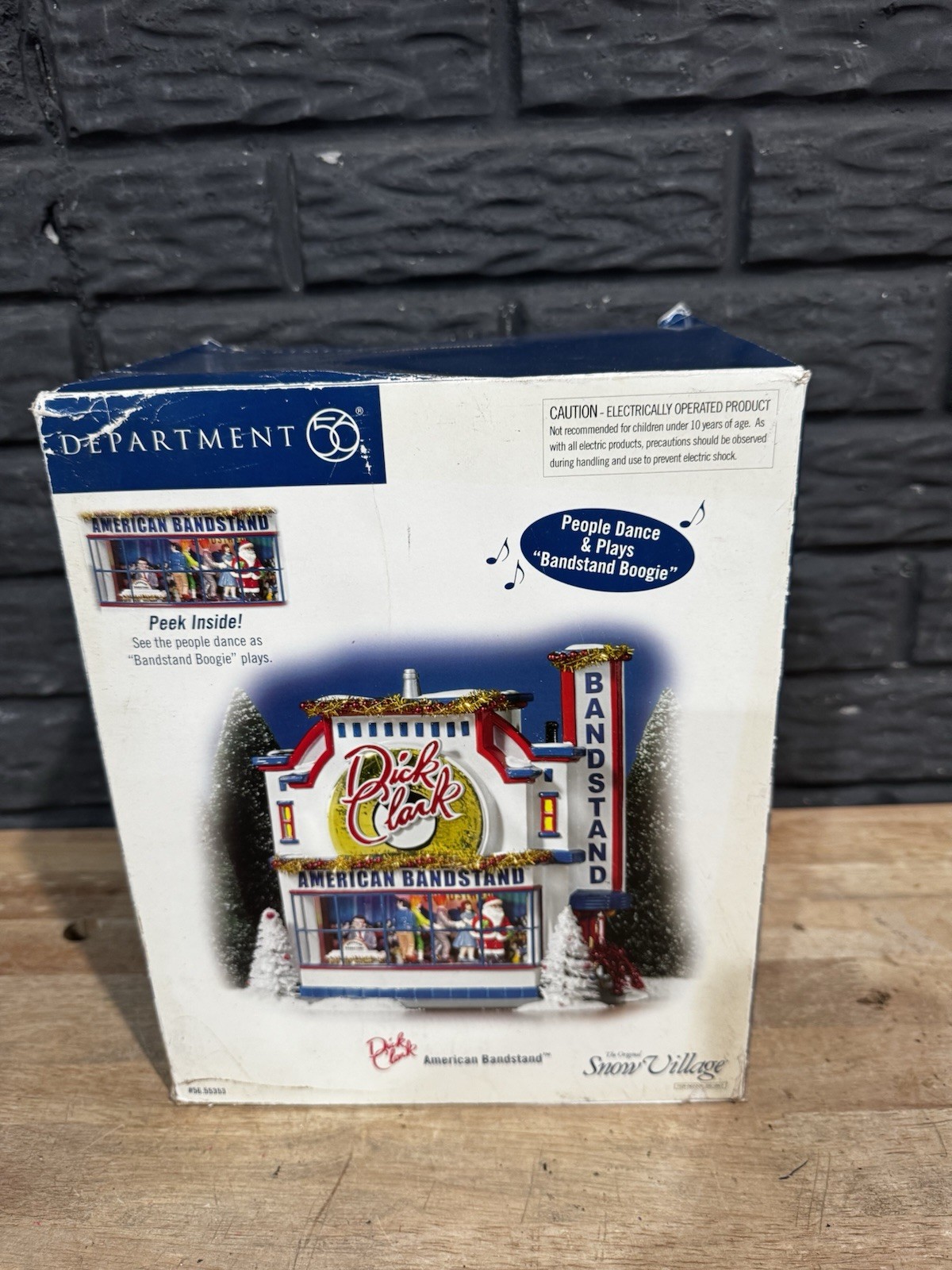 Dept 56 Dick Clark American Bandstand Snow Village #55353 Retired Works