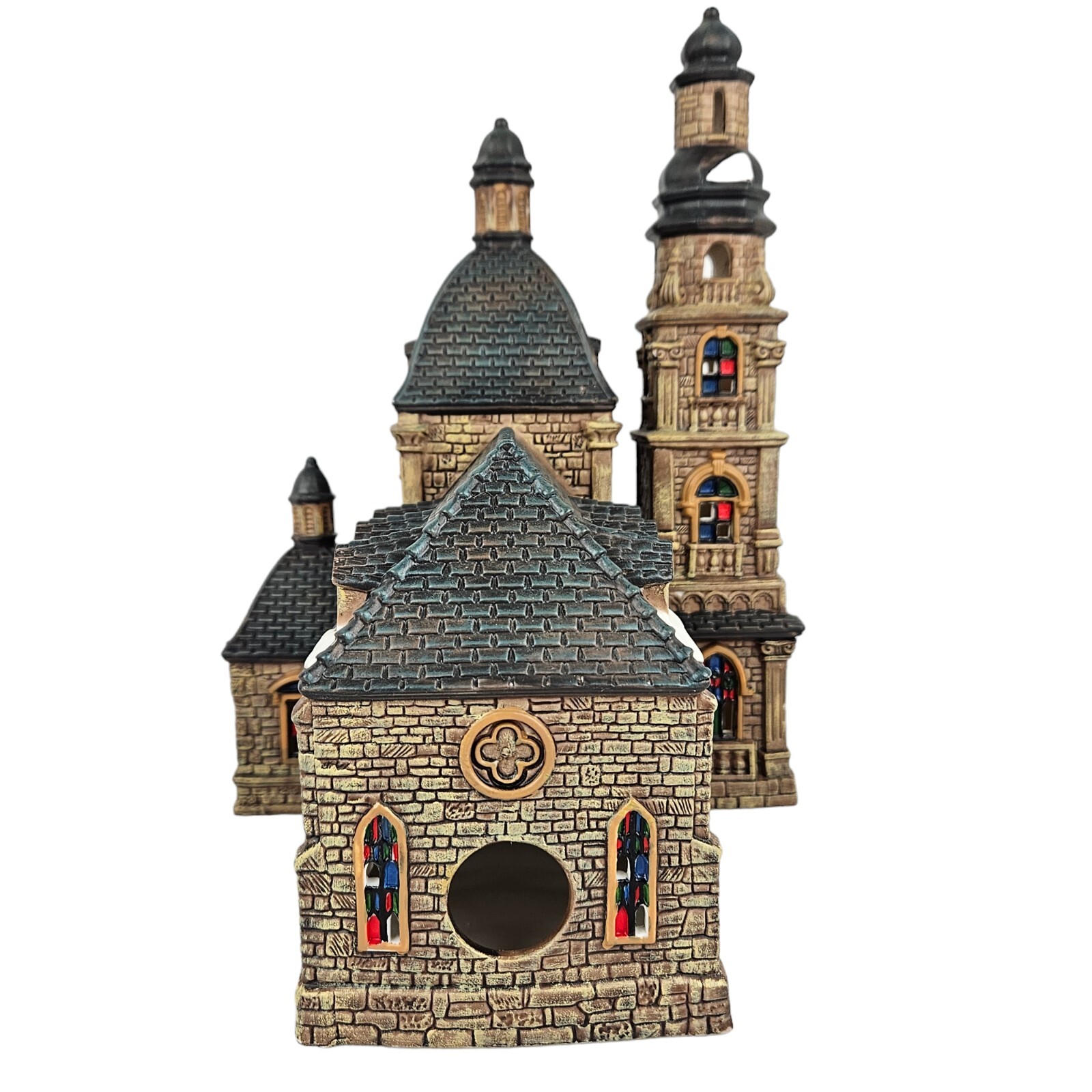 O’WELL Heartland Valley Village Deluxe Lighted Church 1999 Christmas w/ cord