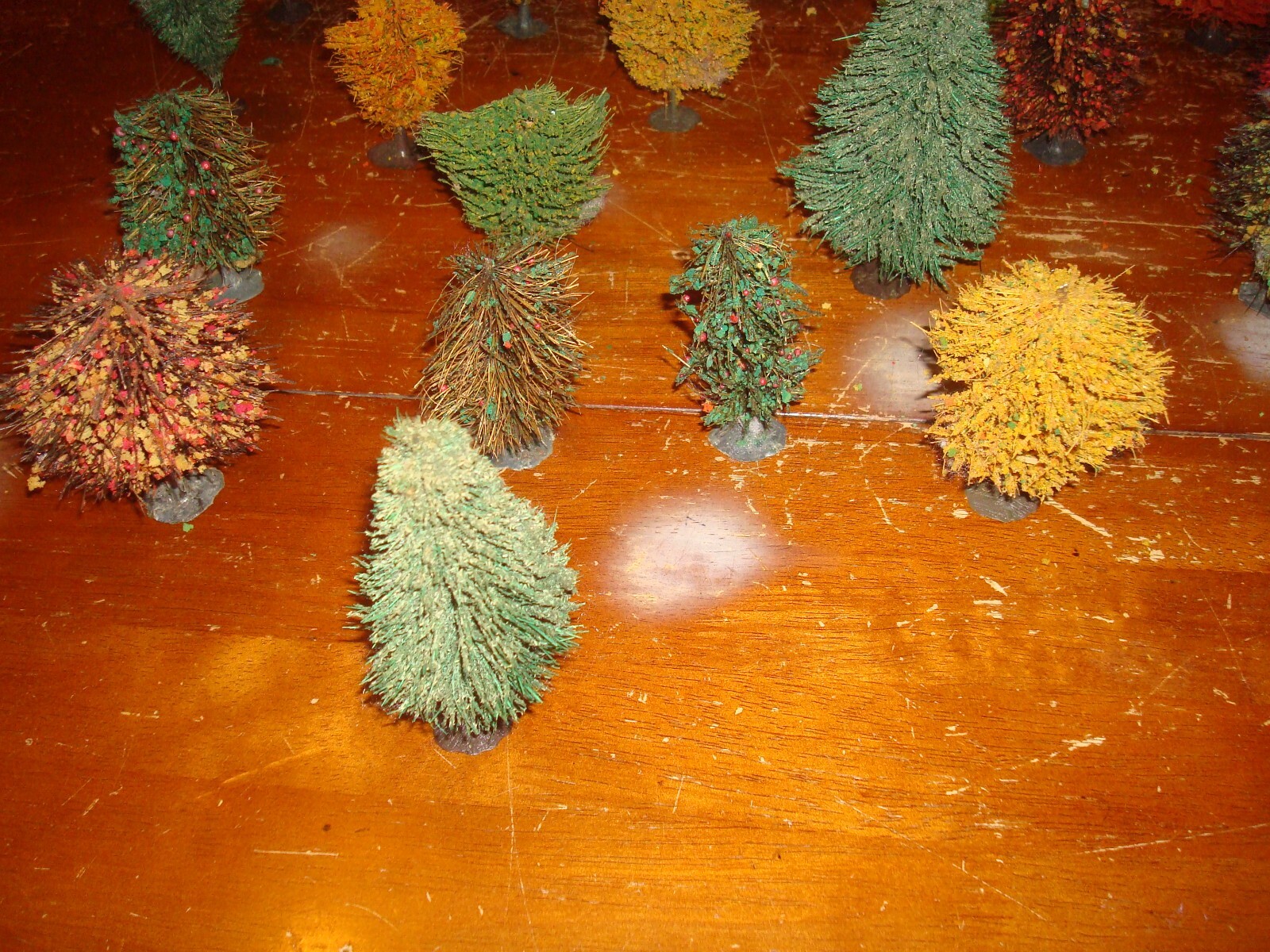 Christmas Garden Model Train Putz TREES
