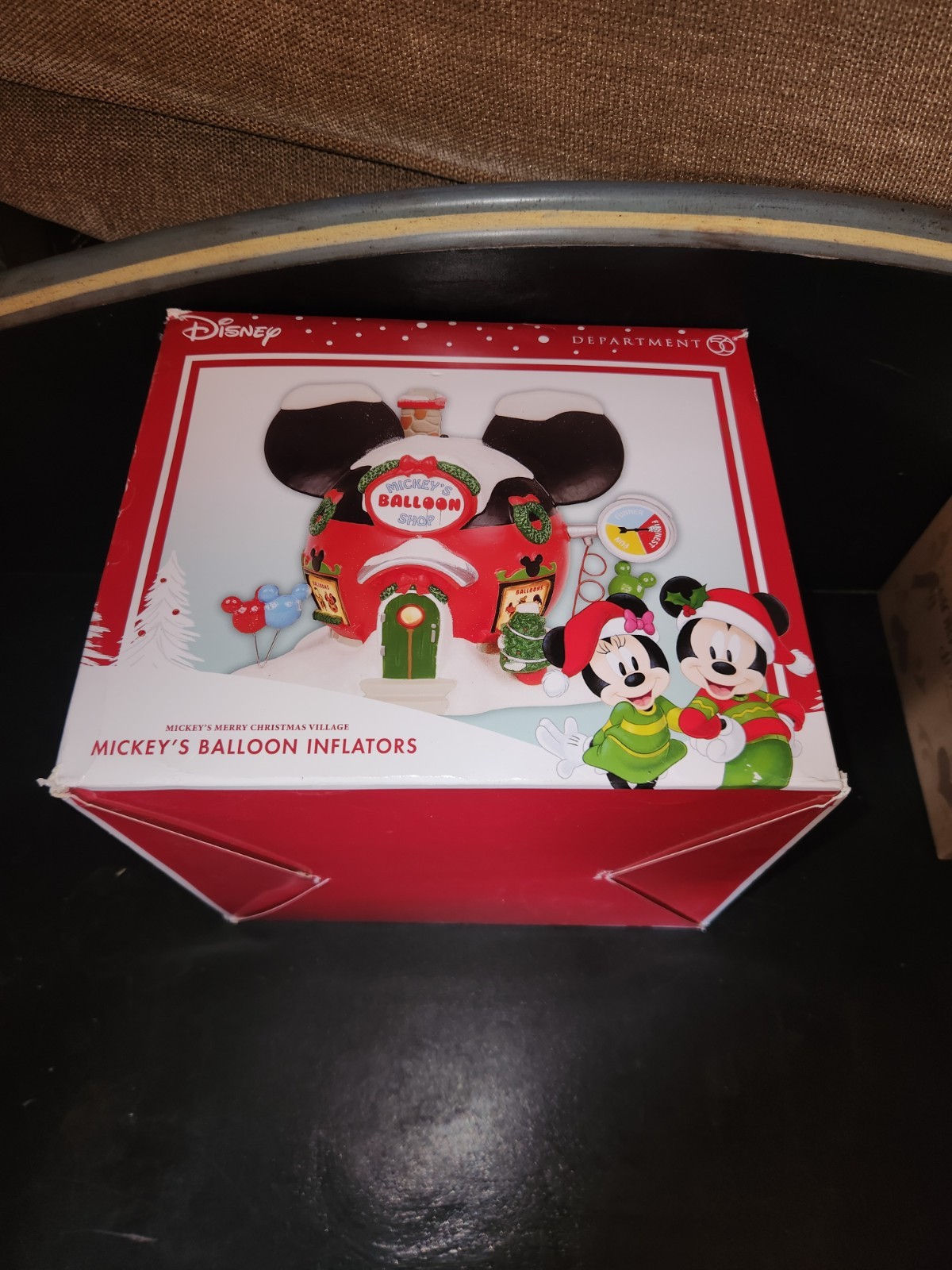 Department 56 Disney Village Mickey’s Balloon Inflators 6001316 New In Box
