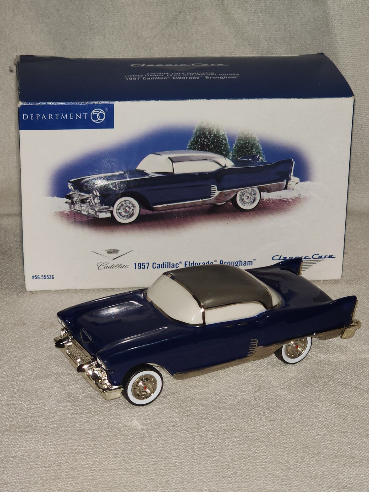 Dept. 56 Classic Cars 1957 CADILLAC ELDORADO BROUGHAM Original Box Retired 2003