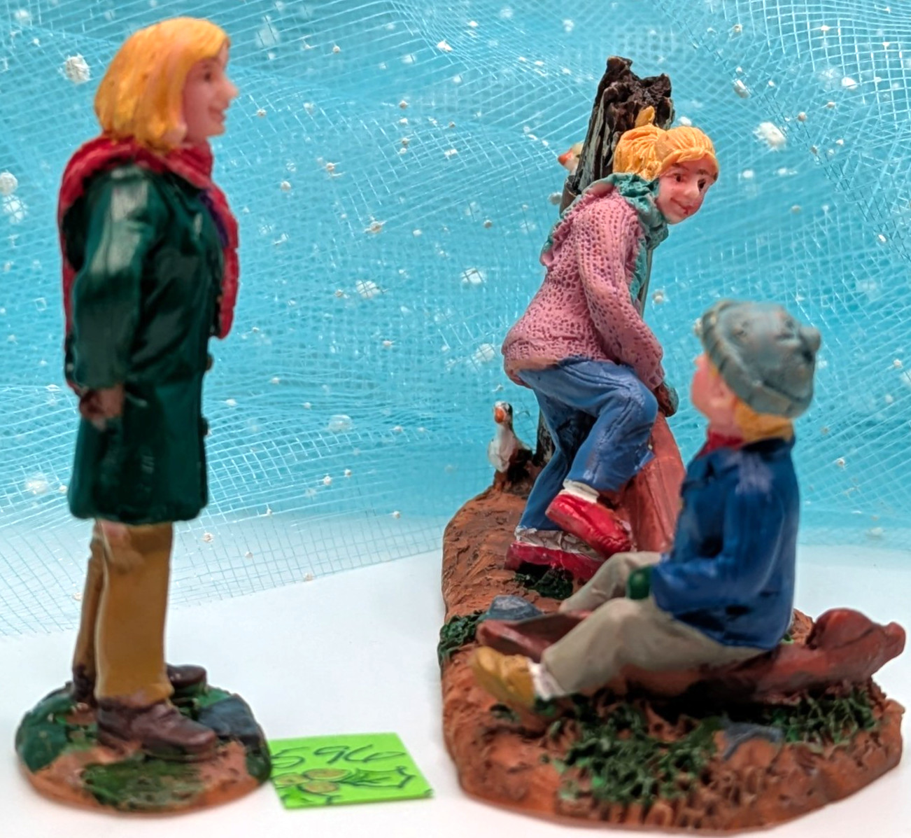 Lemax Antique Anchor children Nautical NO BOX Christmas Village Figurine INV596