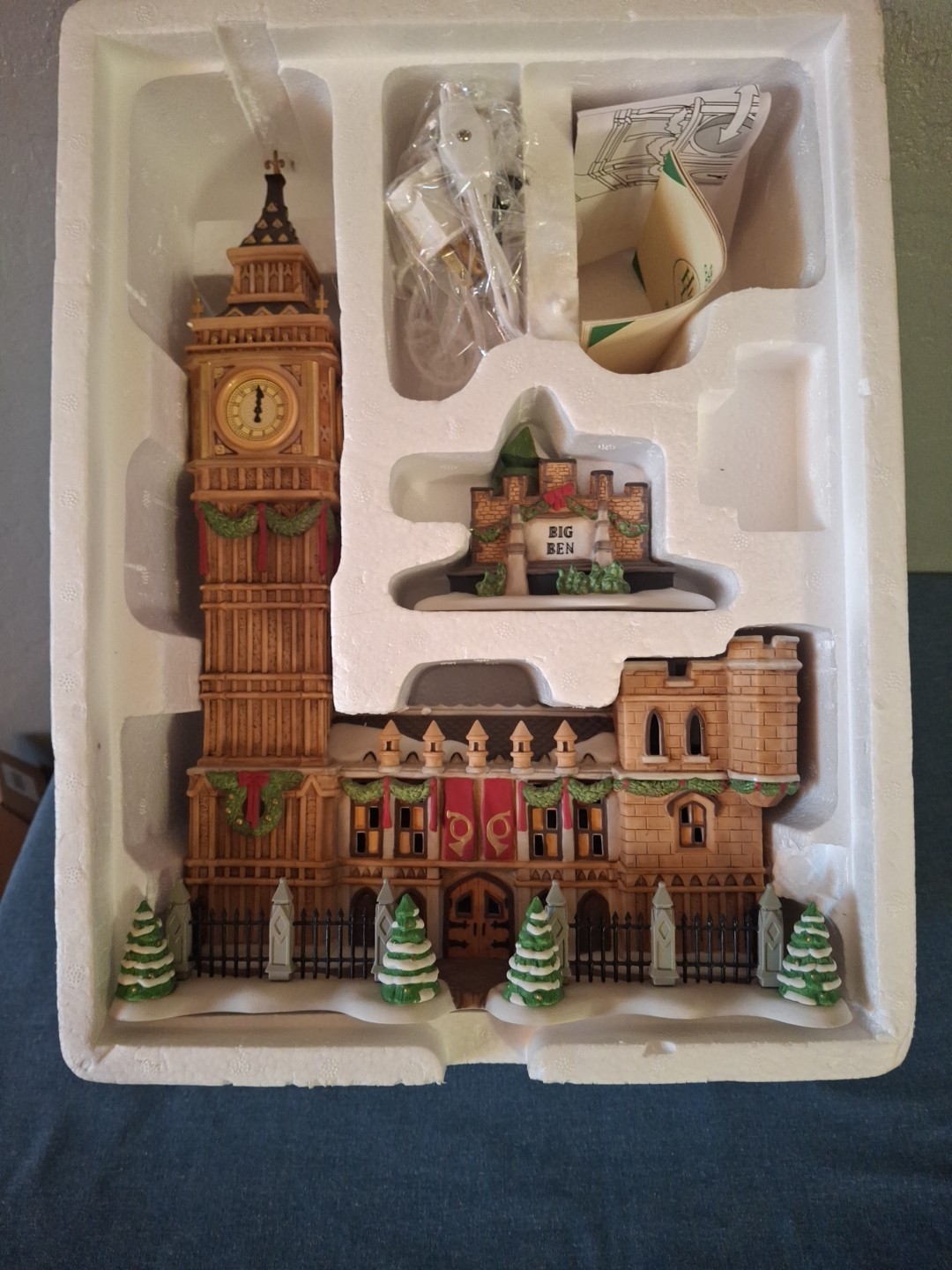 Department 56 Dickens Village Historical Landmark Christmas “Big Ben” Decor…