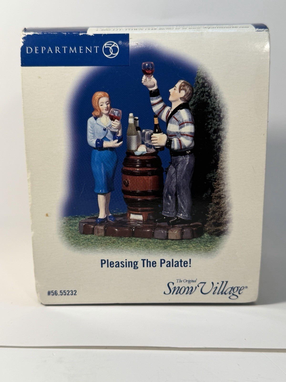 Dept 56 Snow Village Pleasing The Palate #56.55232 Wine Accessory w/ Box NEW