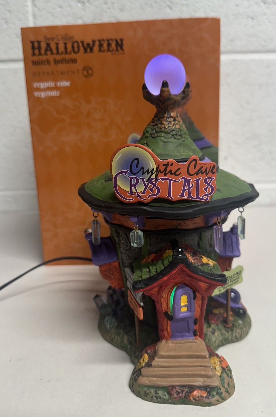 Department 56 Snow Village Halloween Cryptic Cave Crystals