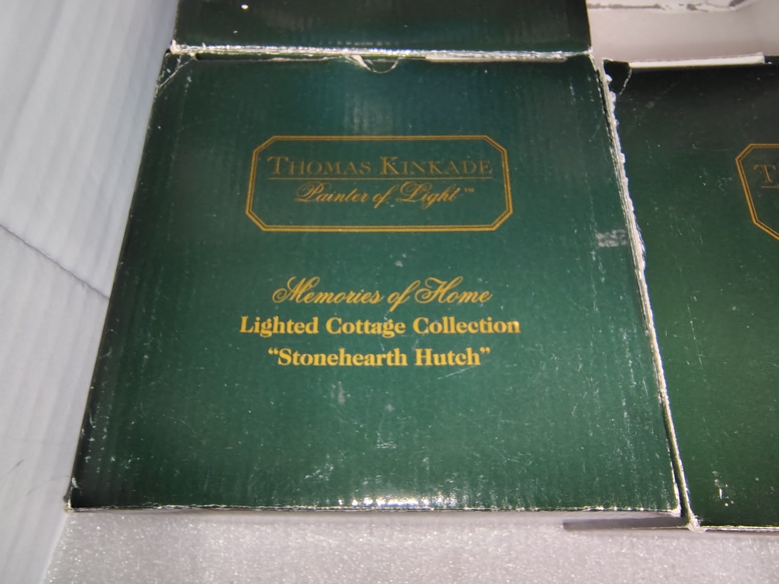 Lot 3 Thomas Kinkade Lighted Heathers Hutch Quiet Evening Stonehearth Christmas