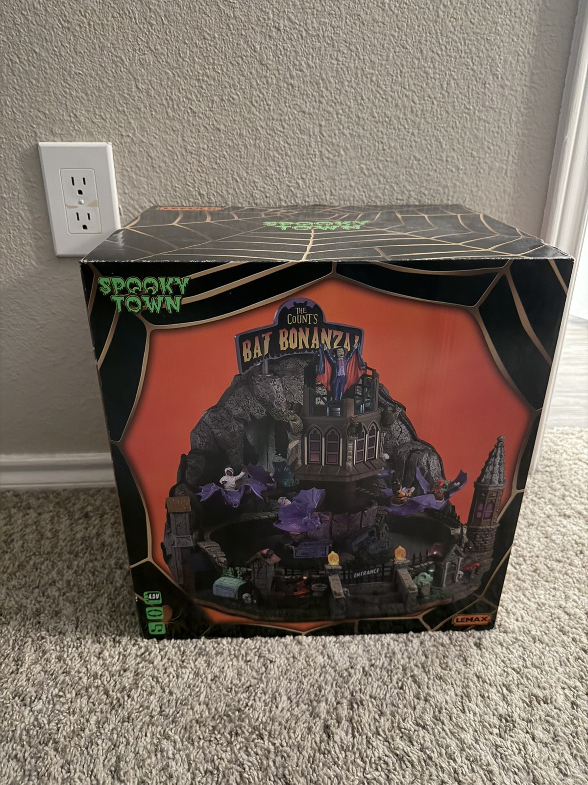 Lemax Spooky Town – Bat Bonanza | Animated & Lighted Halloween Village #24933