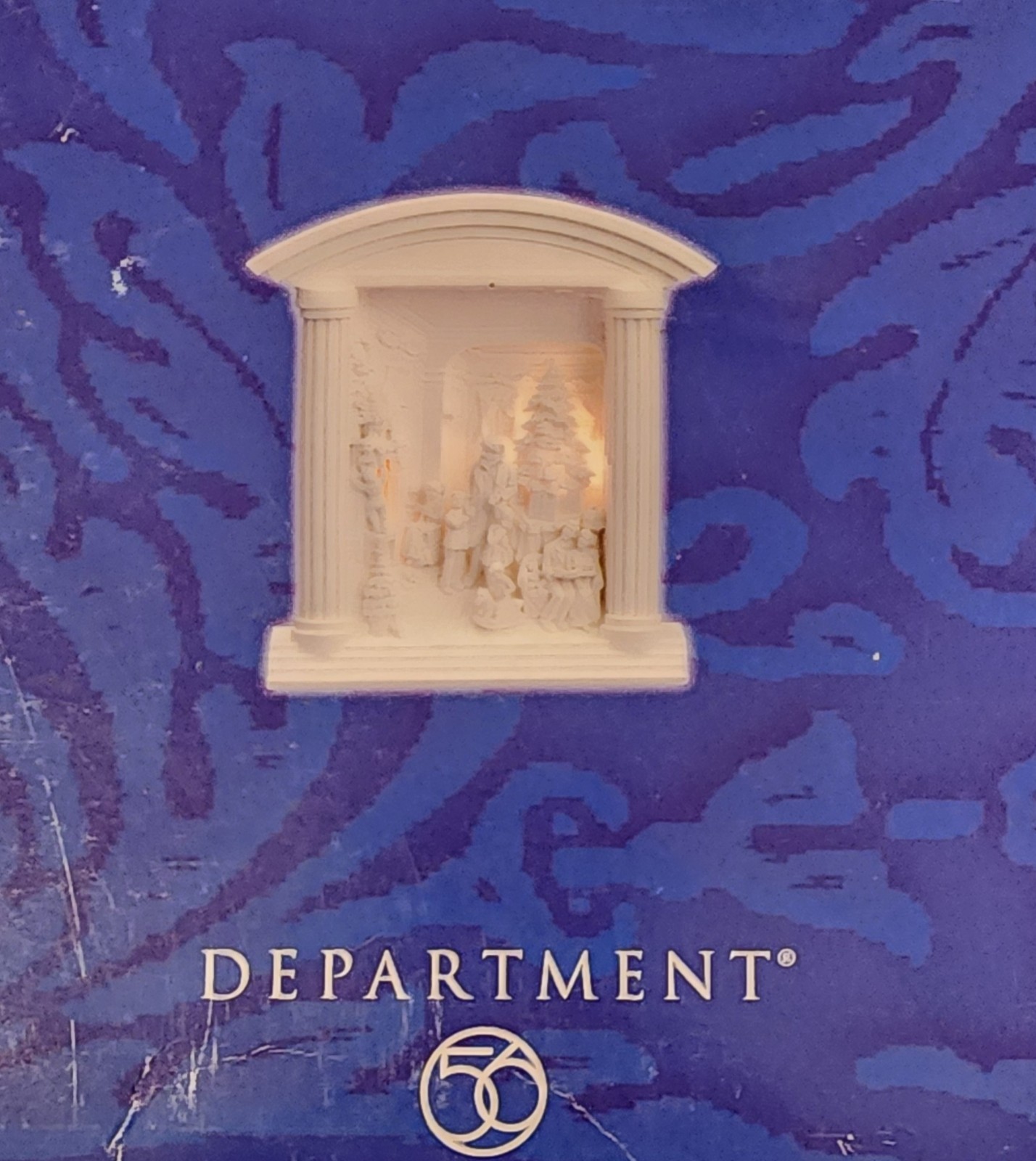 DEPT 56-78645 SILHOUETTE TREASURES HOME FOR CHRISTMAS Lighted Dickens Tree Scene