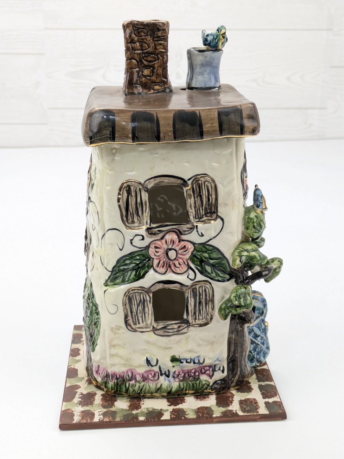 Blue Sky House By Heather Goldminc “Our Place” Cottage Tea Light Candle