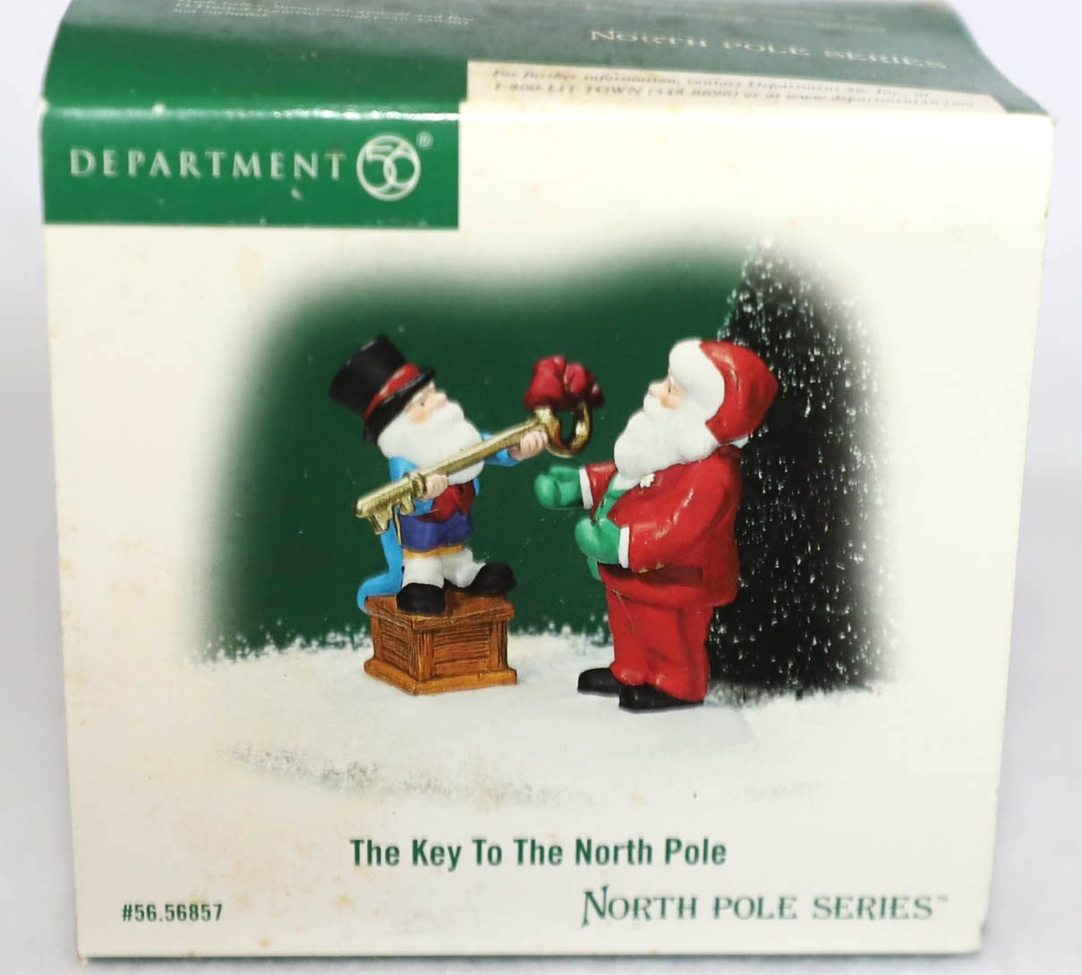 DEPT 56 THE KEY TO THE NORTH POLE NORTH POLE VILLAGE CHRISTMAS 56857