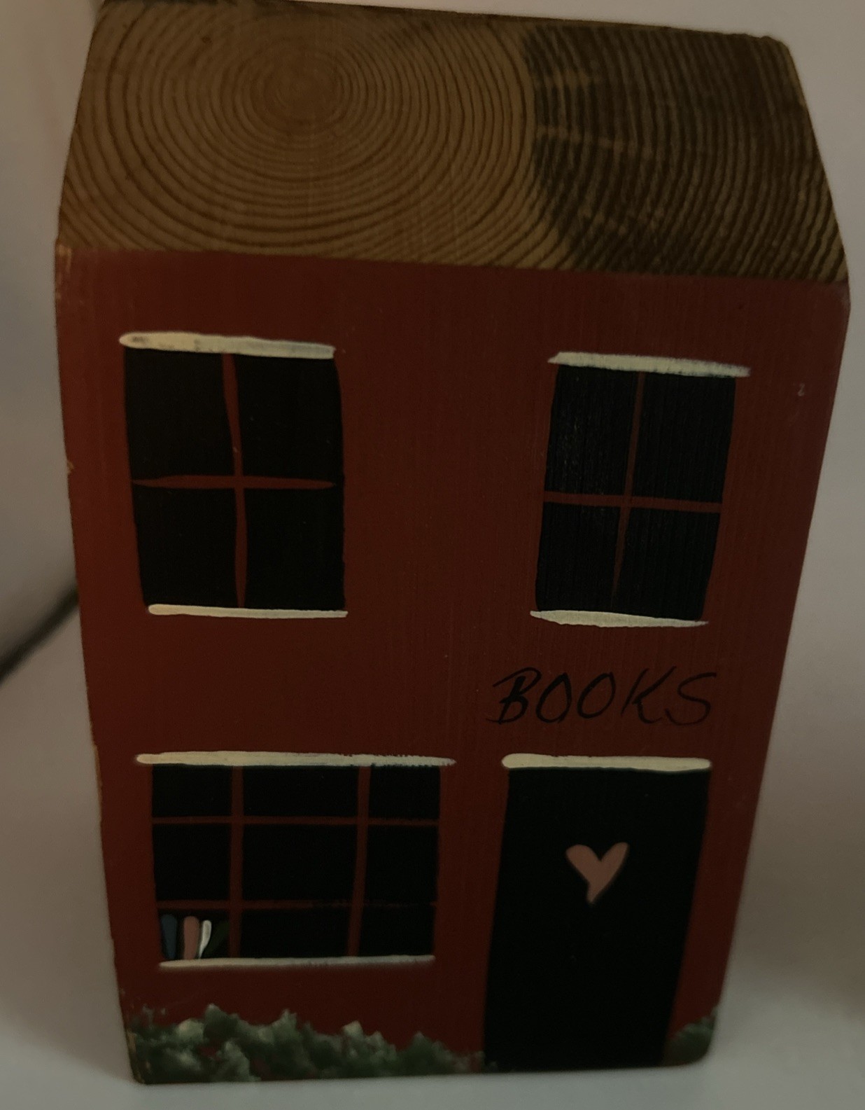 Folk art I am country creations wooden houses set of 2