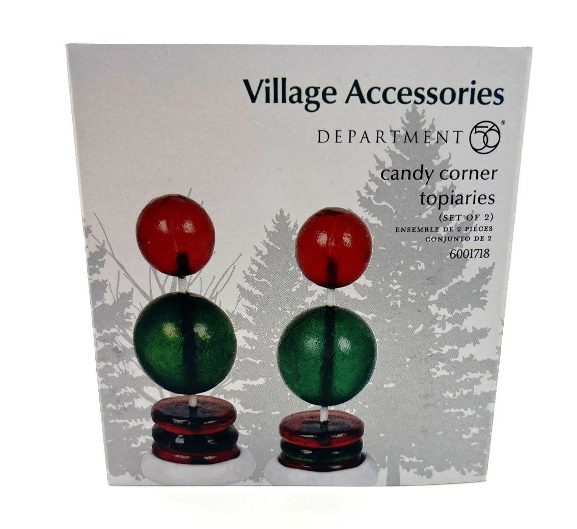 Department 56 – Candy Corner Topiaries – #6001718