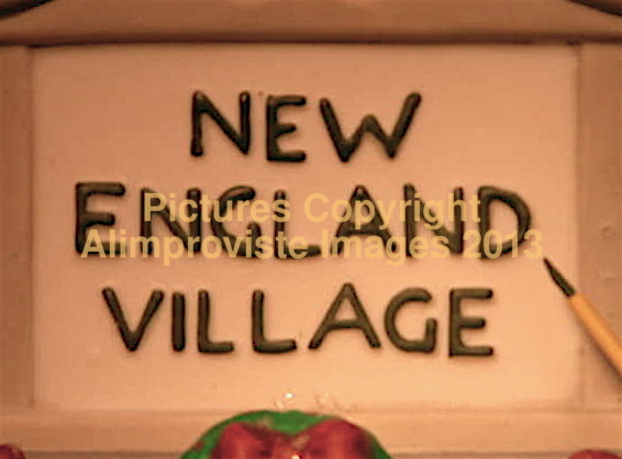Department 56 New England Village FRESH PAINT SIGN! MINT! FabULoUs! 56592 NeW!
