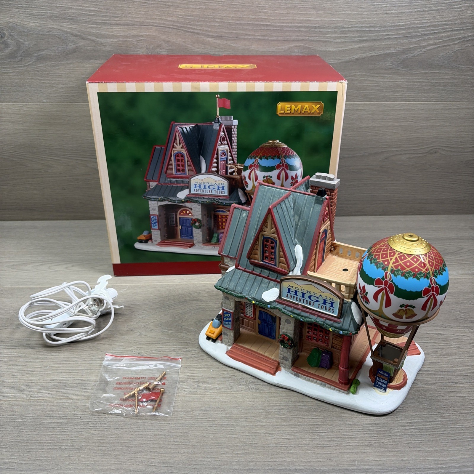 2019 LEMAX Village “MOUNTAIN HIGH ADVENTURE TOURS” #95479