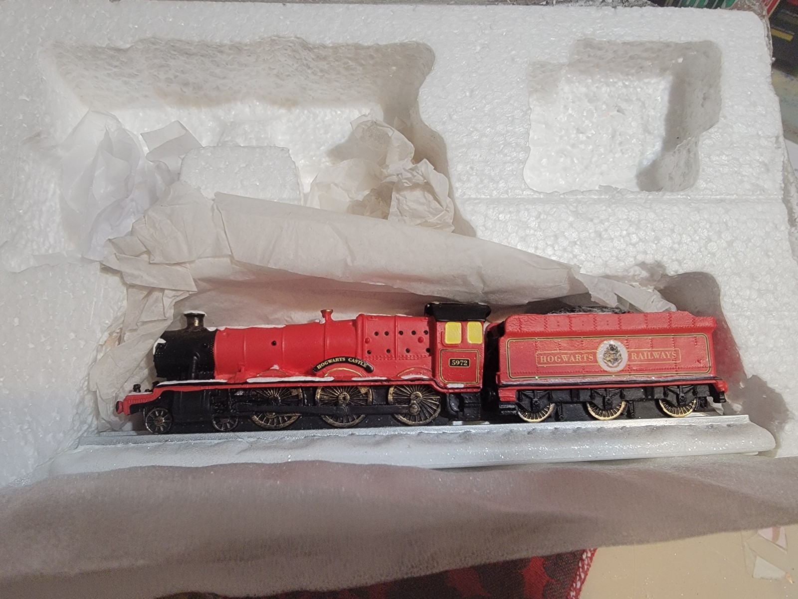 Harry Potter Hawthorne Village Hogwarts Railway Express Bradford Exchange W/ COA