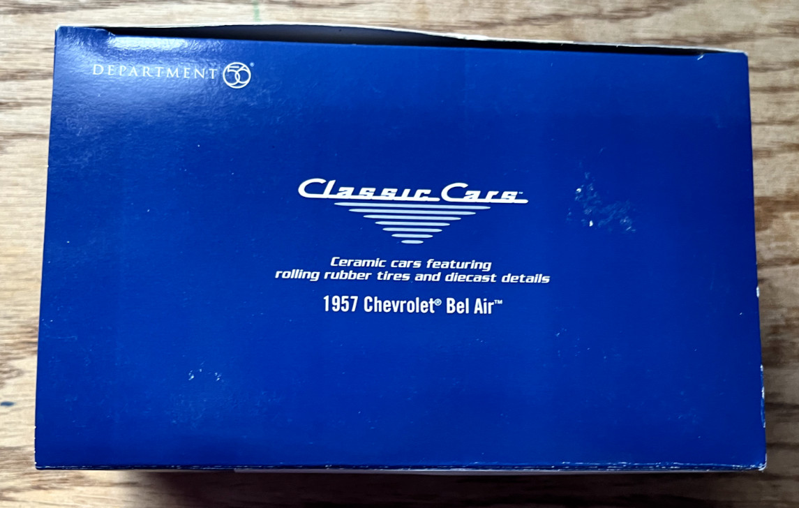1957 Chevrolet Bel Air 55283 Classic Cars Snow Village Department Dept 56