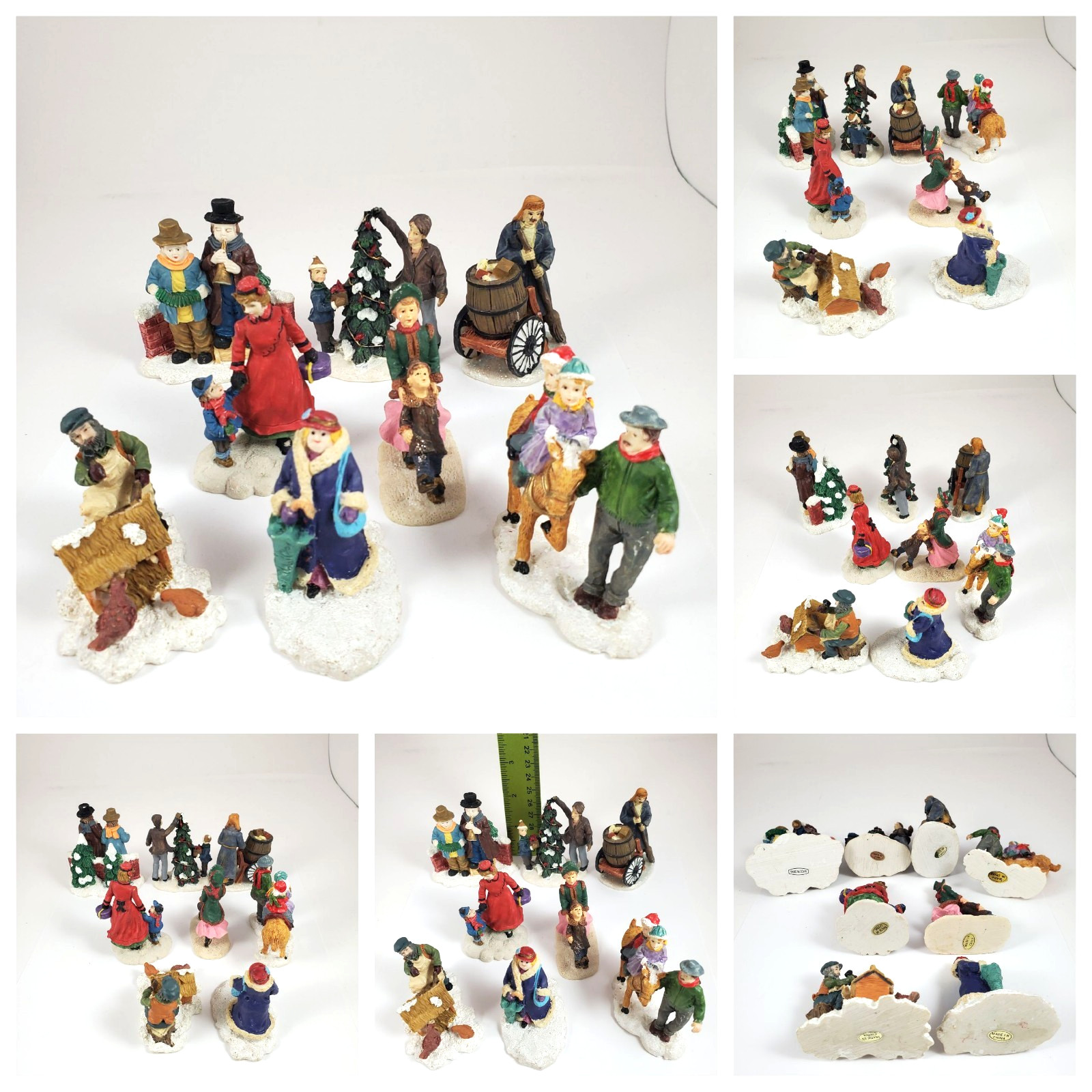 Christmas Town People & Accessories-58pc Mixed Lot -Lemax~Dept 56~O’Well~Other