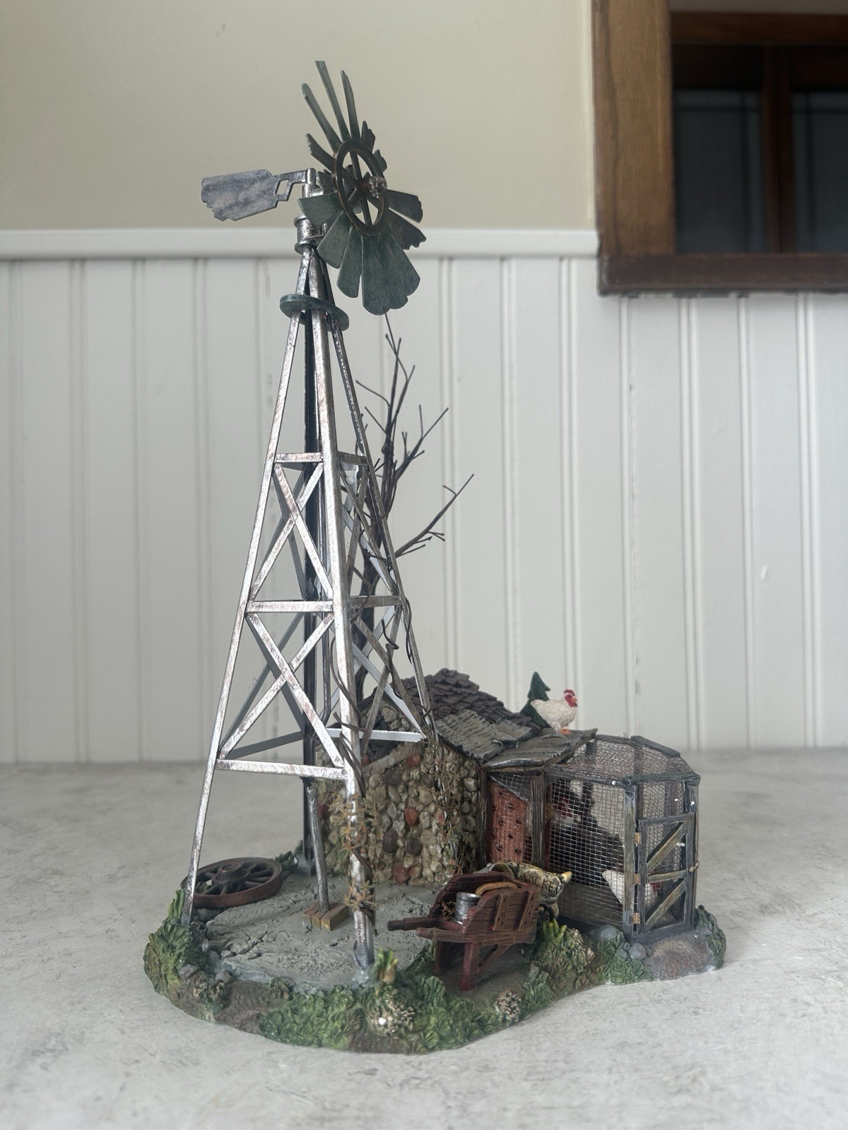 Dept 56 Snow Village Buck’s County Windmill by the Chicken Coop EUC #52867