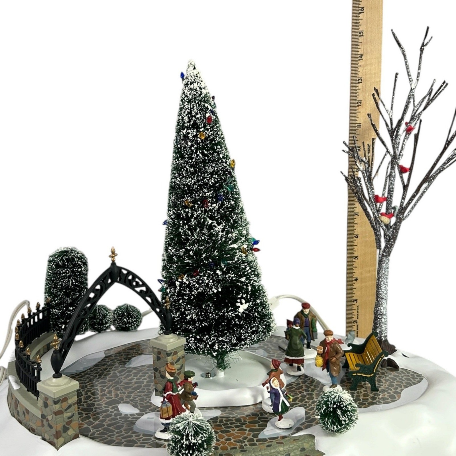 Department 56 All Around The Park Village Animated Accessory Set Complete Works