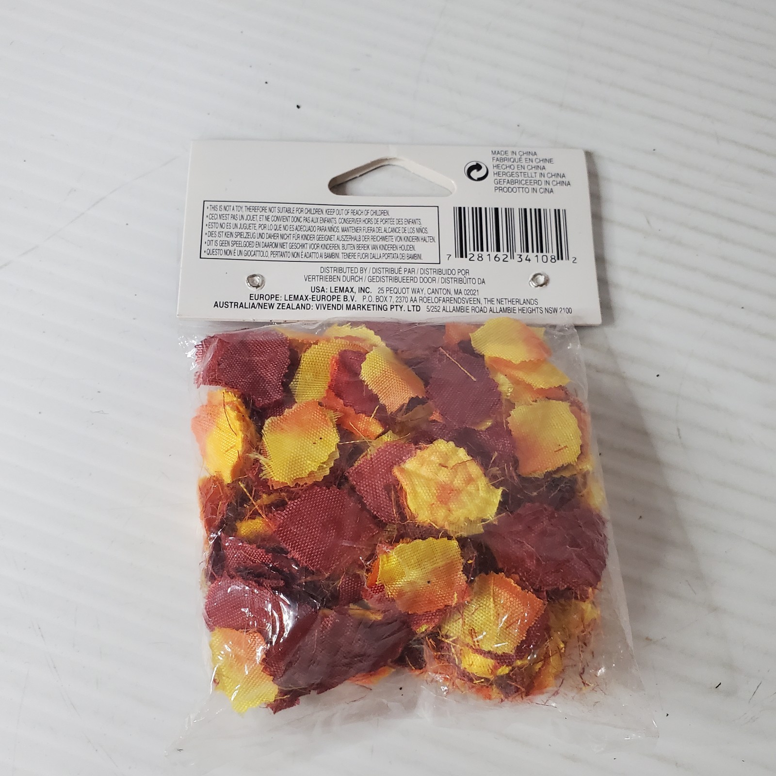 Lemax Spooky Town Autumn Fall Leaves New Sealed Pack
