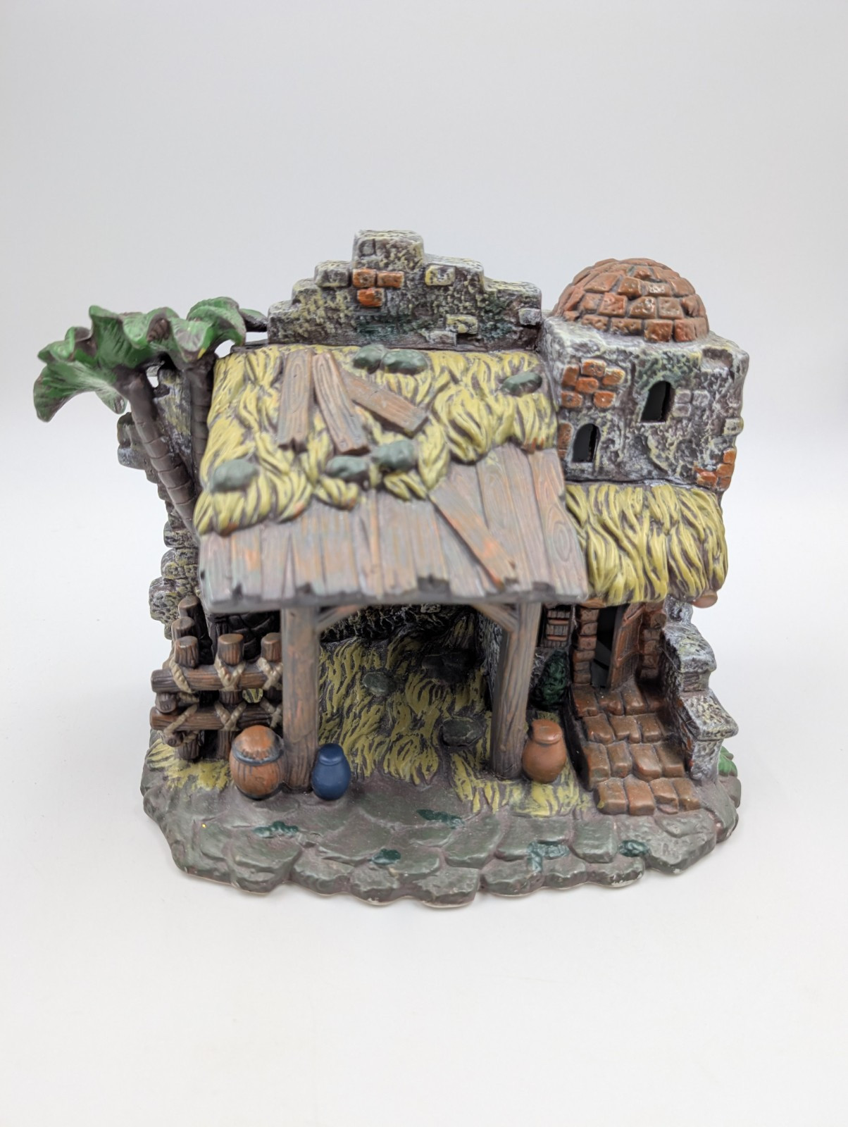 Christmas Bethlehem Nativity Village House Building Porcelain
