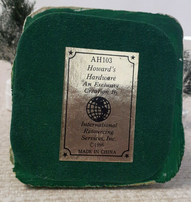 1996 Vtg. Liberty Falls Americana Collection Howard’s Hardware AH103 