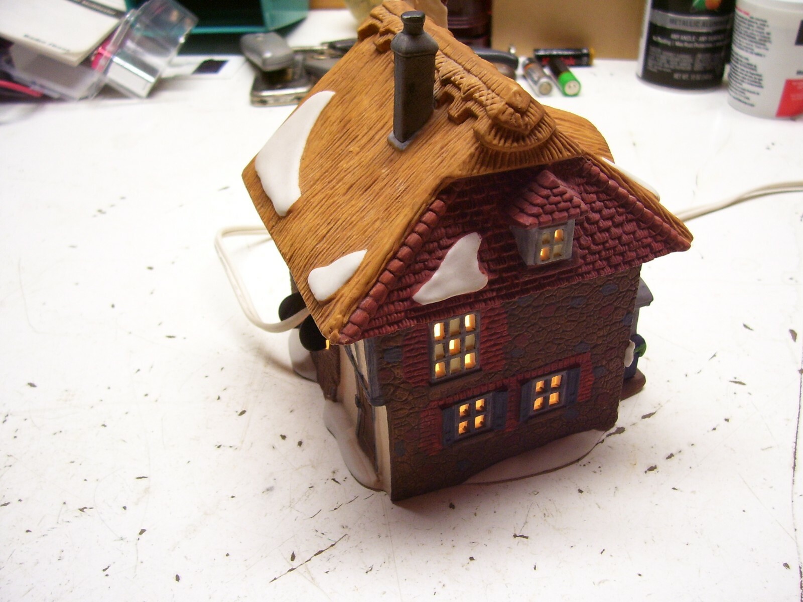 Dept 56 Dickens Village David Copperfield 1989 BETSY TROTWOOD’S COTTAGE Lit