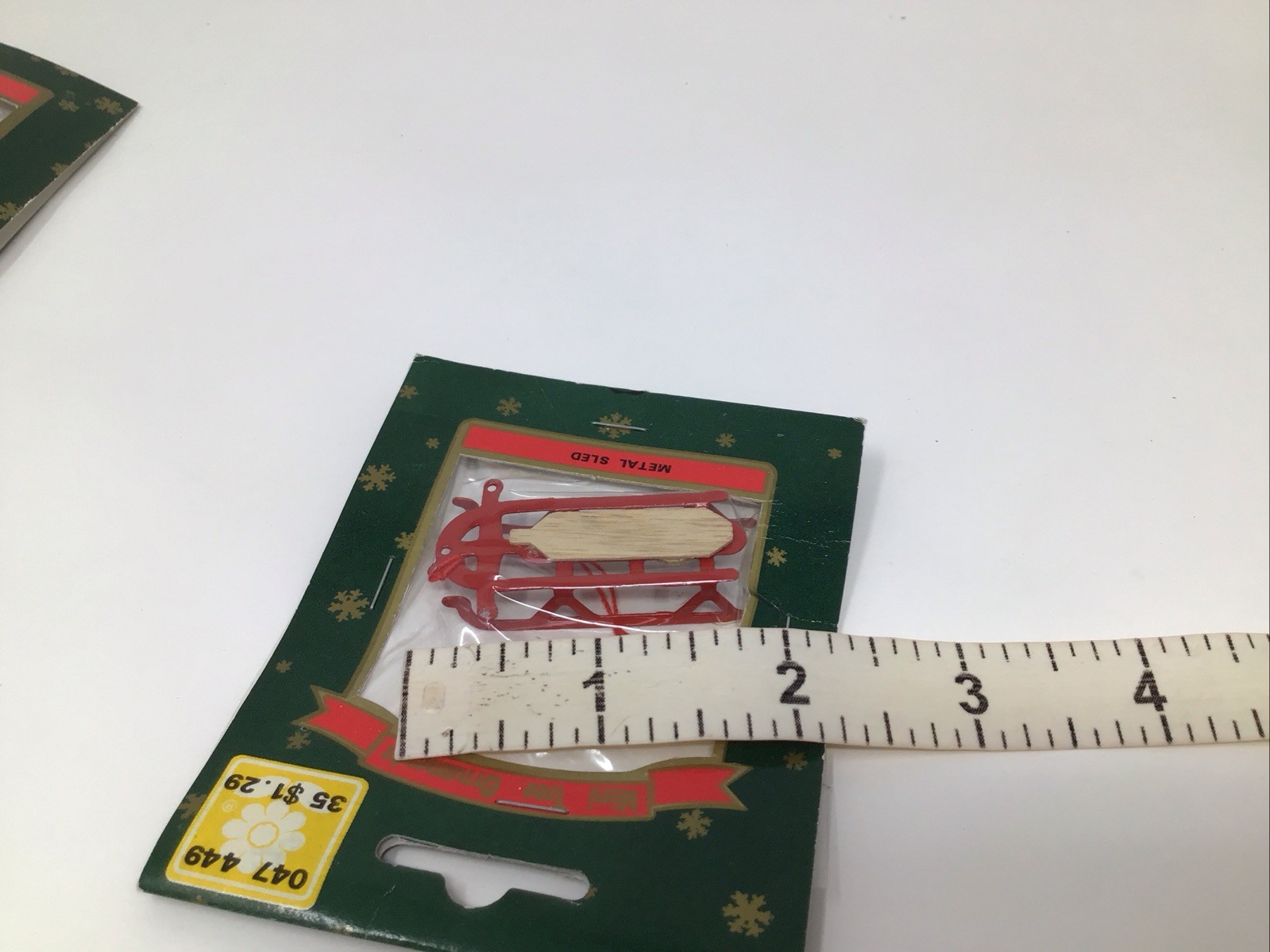 Village Town Snow Sled Set Of 2 Plus 2 Franks Metal & Wood Sleds Lemax Christmas