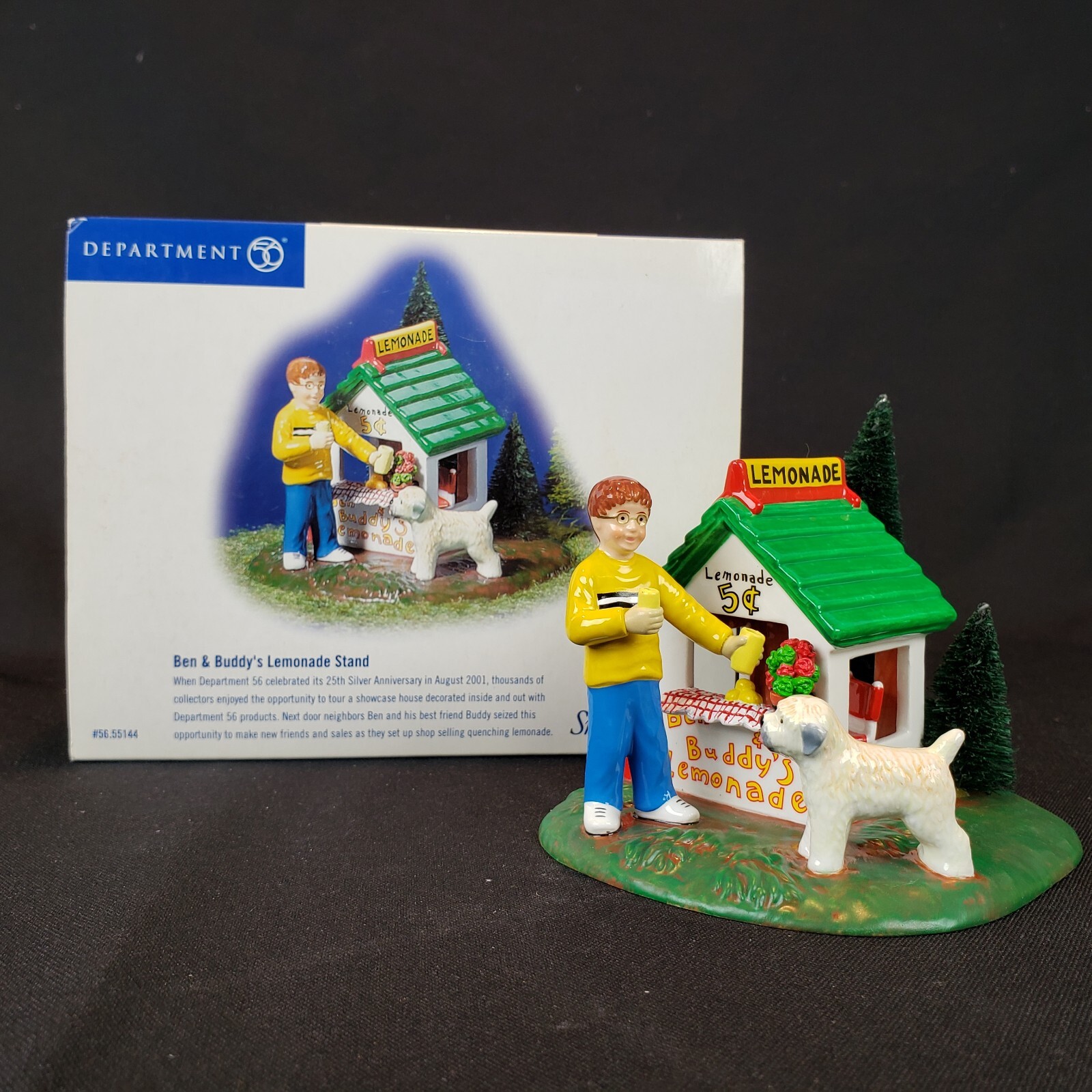 Ben & Buddys Lemonade Stand 55144 Snow Village Department Dept 56 Christmas