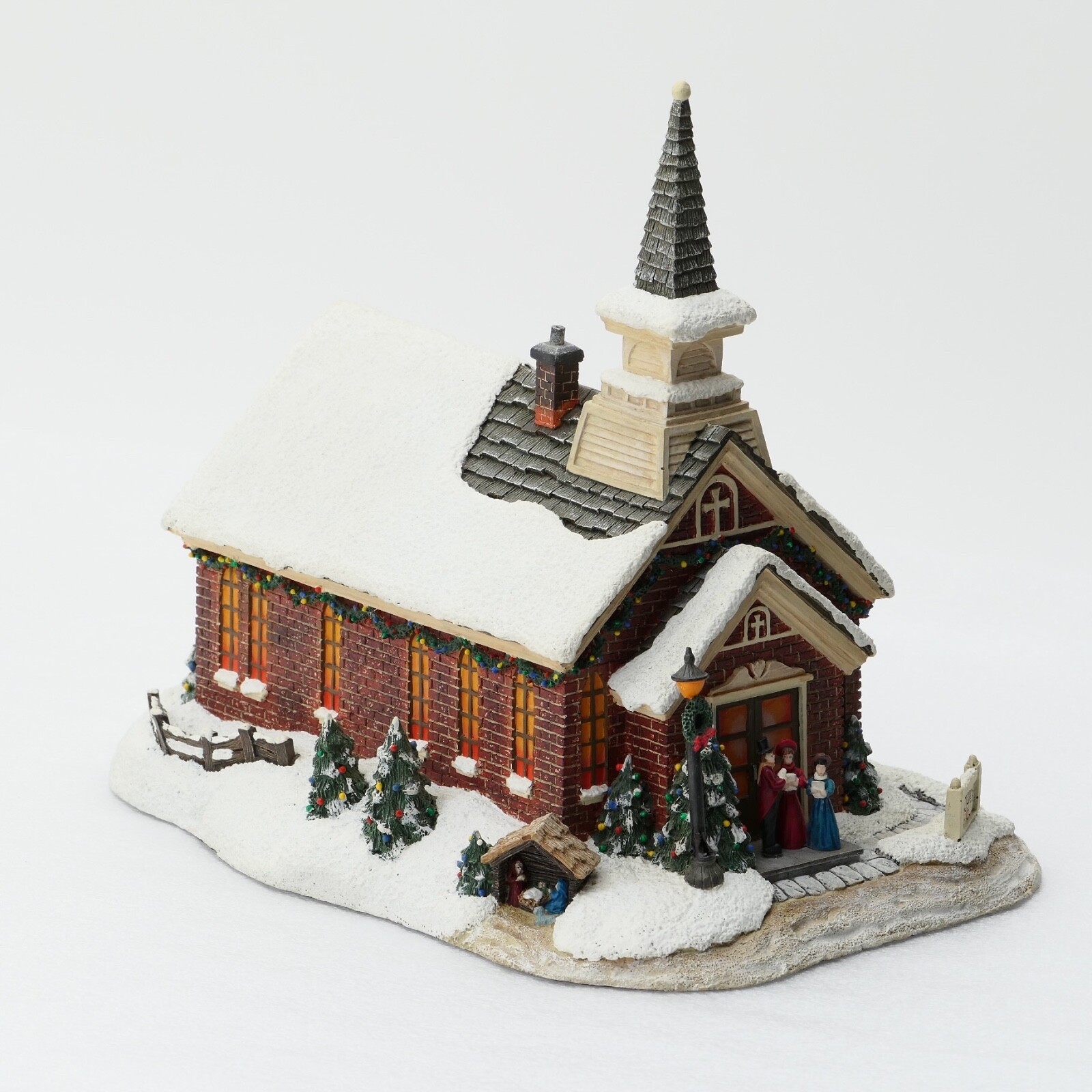 Hadley Terry Redlin Village Country Christmas Church – Night On The Town – #226