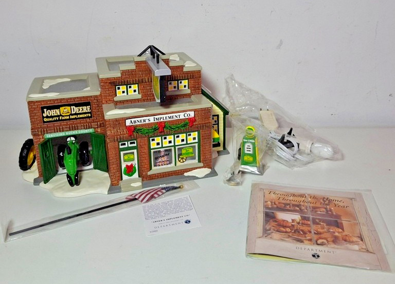 Dept 56 John Deere Bucks County Abner’s Implement Co., #55052 BRAND NEW