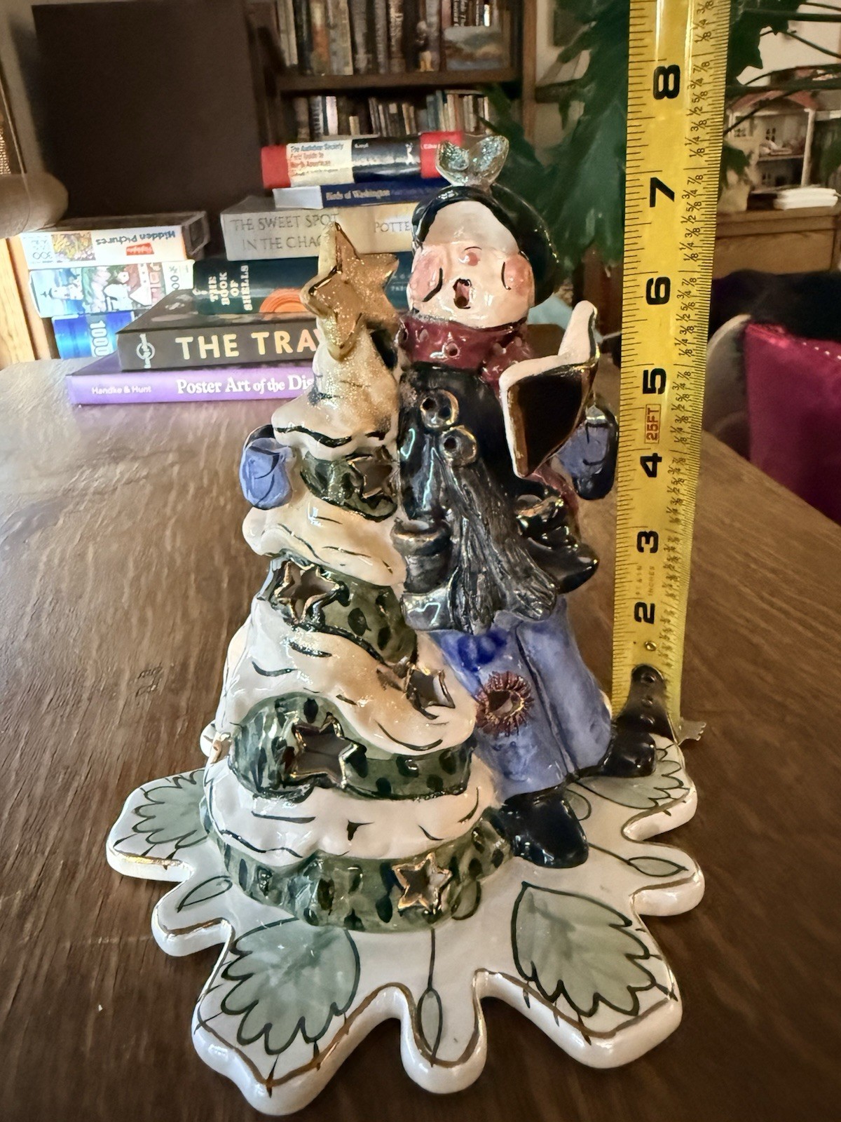 Blue Sky Clayworks Victorian Boy Caroler Tree Tealight Heather Goldminc