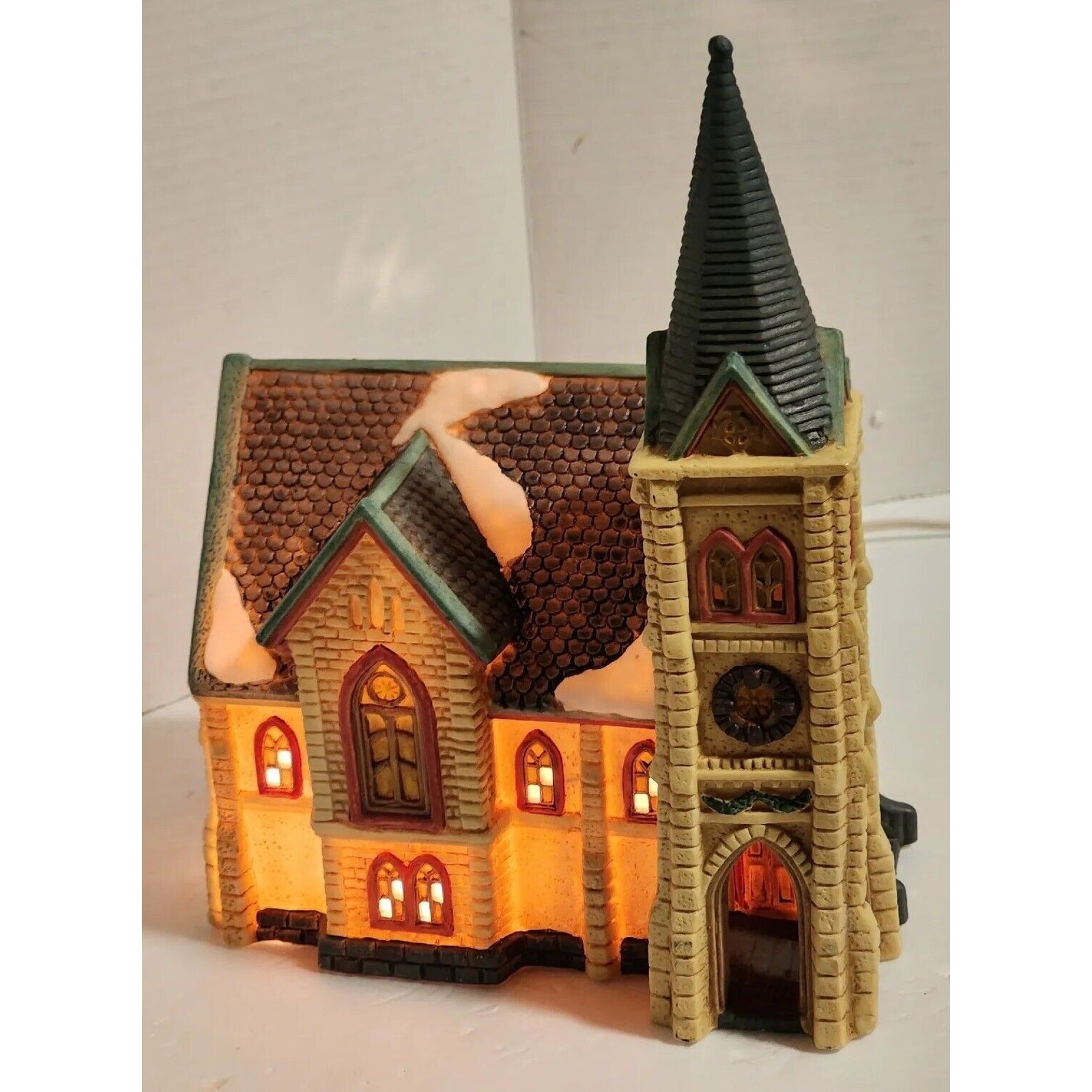 Dickens Collectables 1996 Classic Series Lighted Cathedral Church VTG BOXED