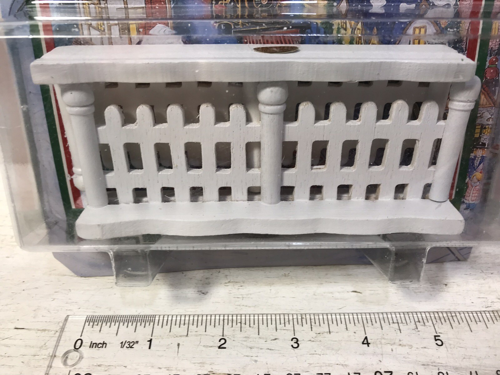 Winter Valley Figures Christmas Village Wooden Fence 2 Pcs Set, Atico Inter.-NEW