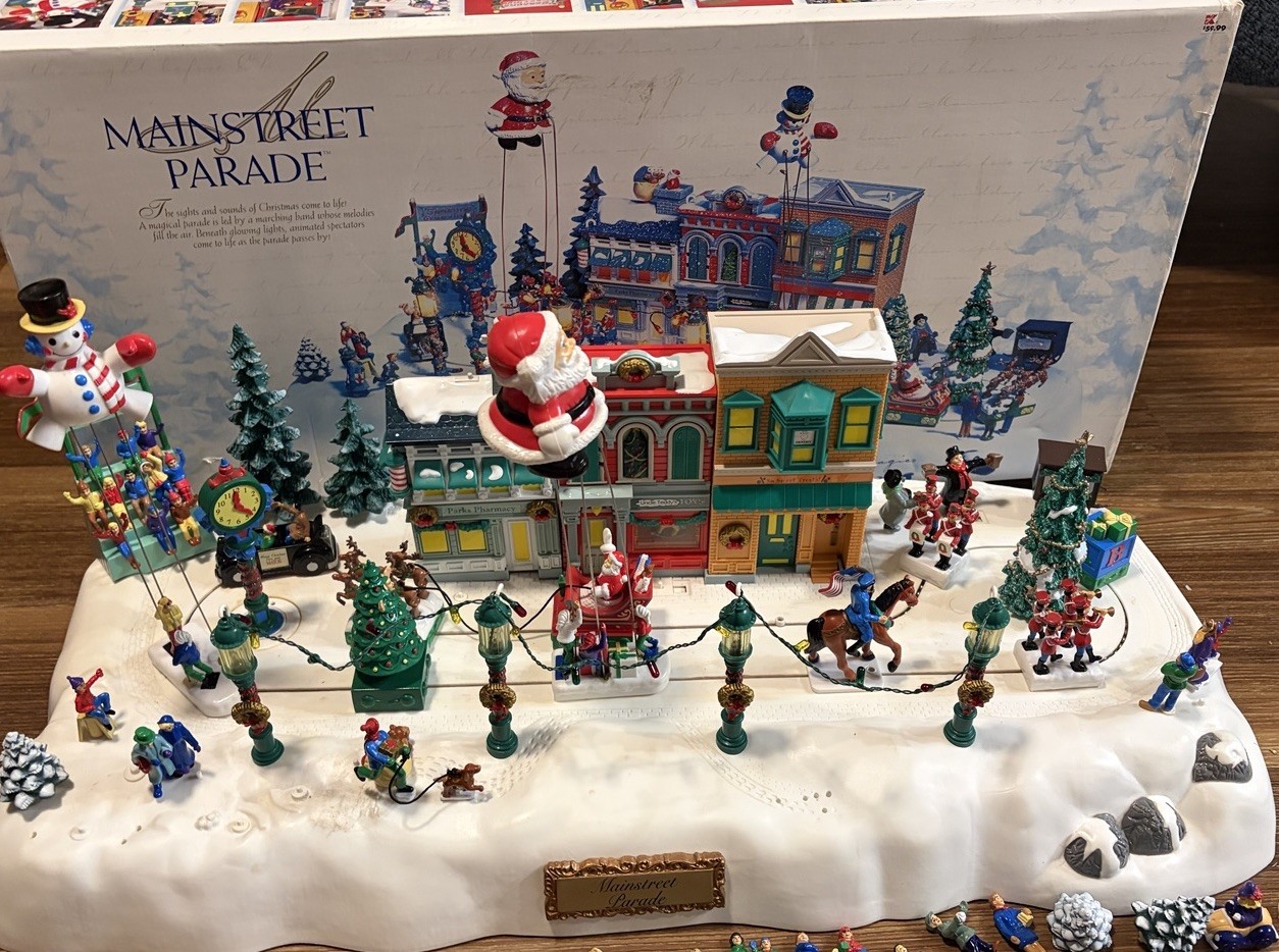 Trendmasters Main Street Parade Christmas Display Music Lights Tested VIDEO