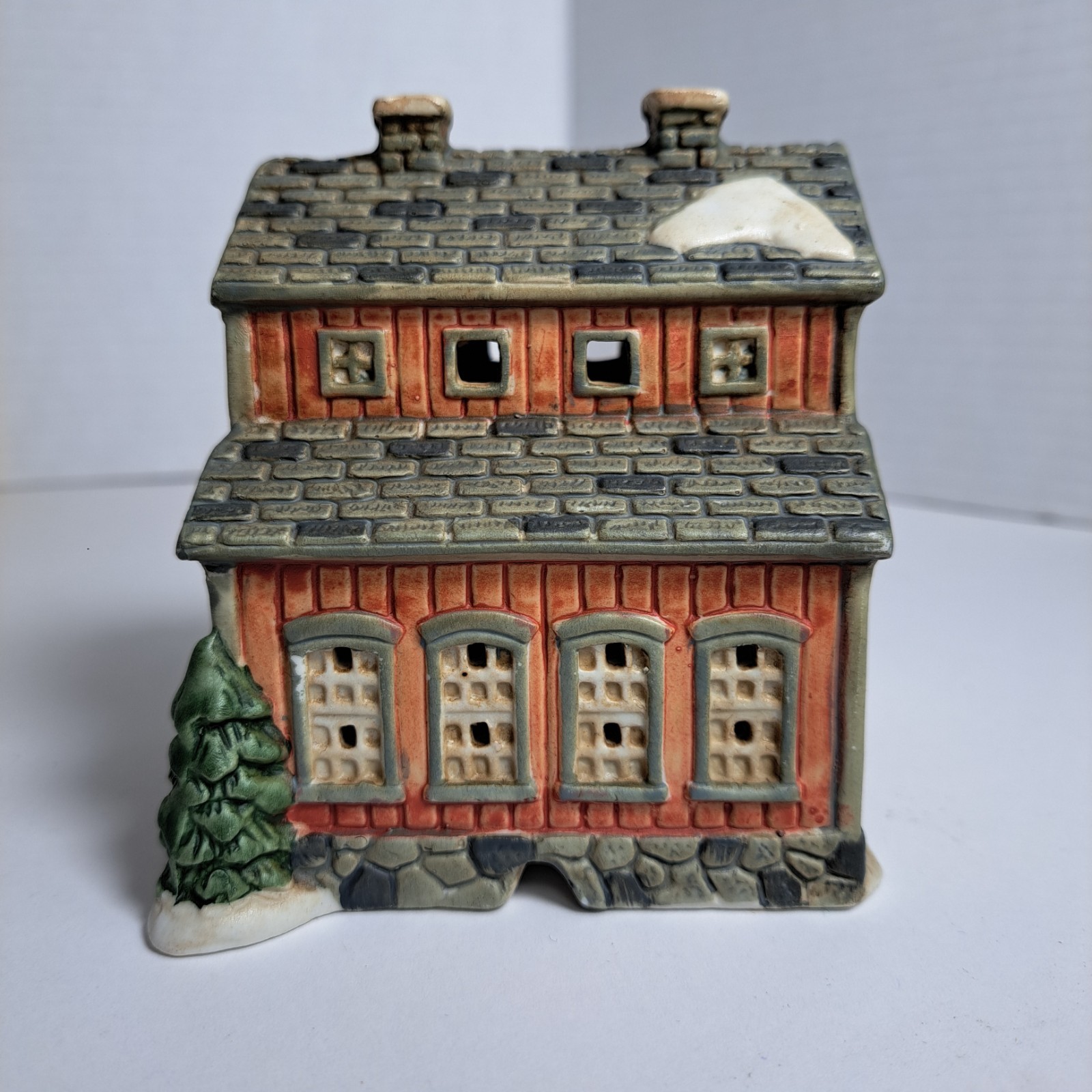 Lot of 2 Dickens Christmas Buildings, 1995 School House & 1990’s Village House