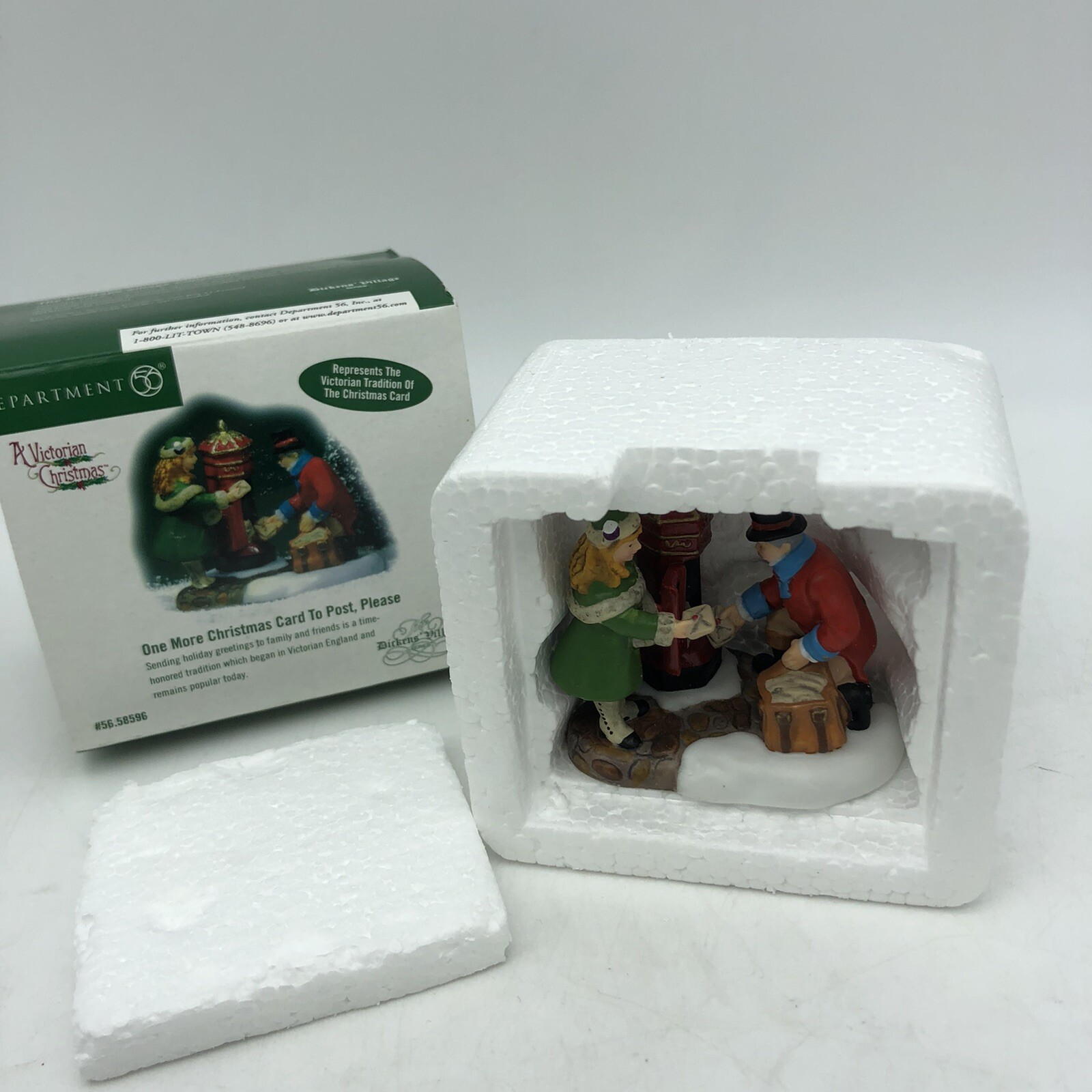 Dept 56 Heritage Village Christmas One More Christmas Card to Post Please 58596