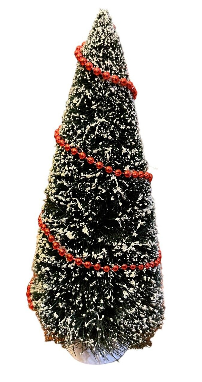 Department 56 – 22-Piece Lot of Sisal and Bare Branch Trees and Cobblestone Road