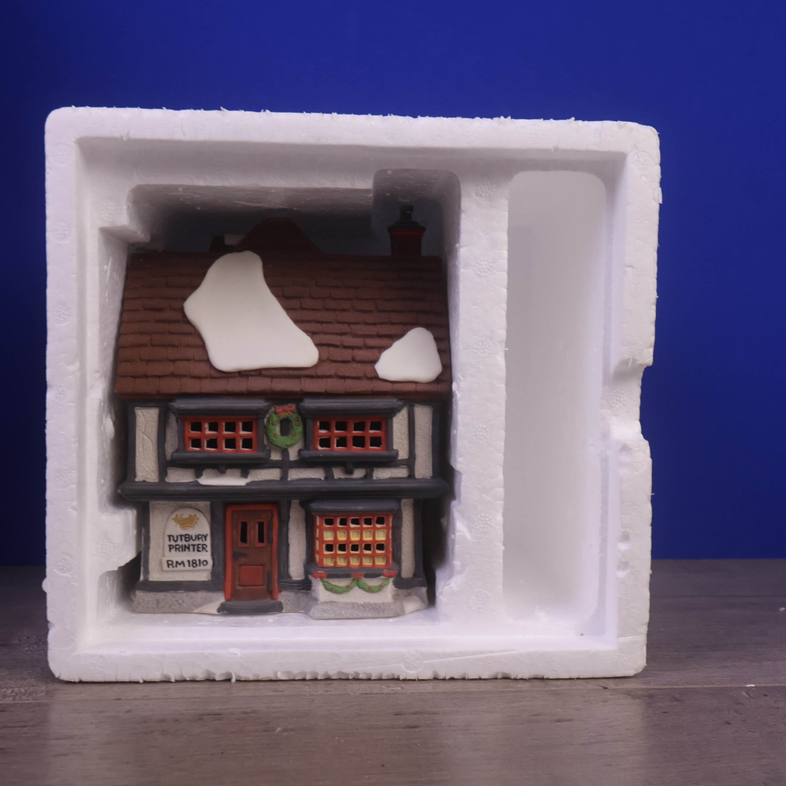 Dept 56 Dickens Lot 4: Tutbury Printer Curiosity Shop Wheat Cakes Mill Creek