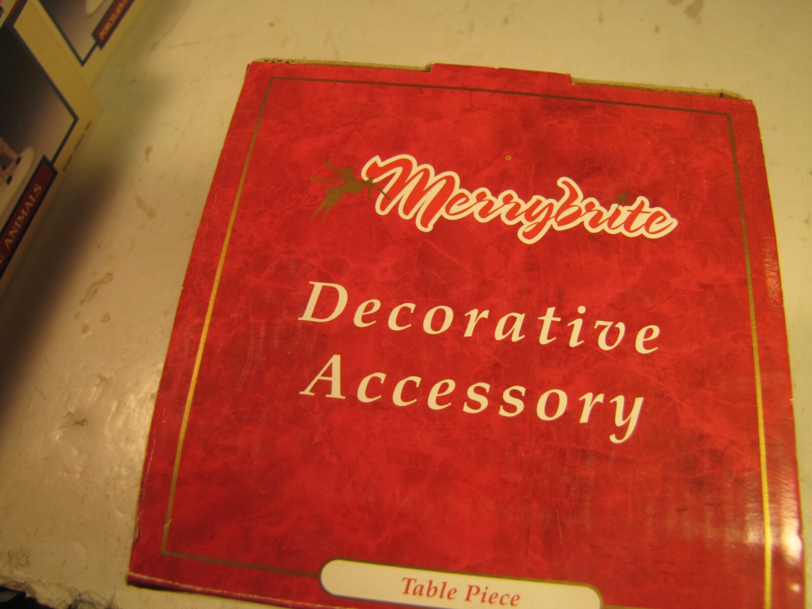 Merryville Table Christmas Accessory original Box