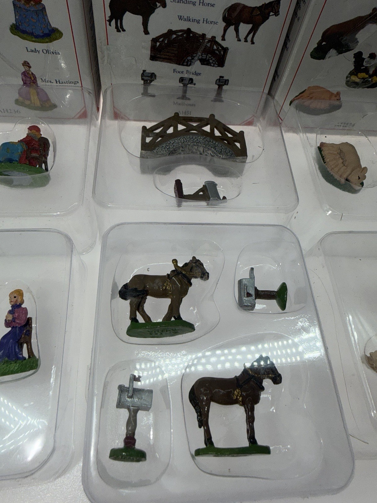 Liberty Falls Pewter Hand Painted Figurines In Original Boxes AH 236 51 224