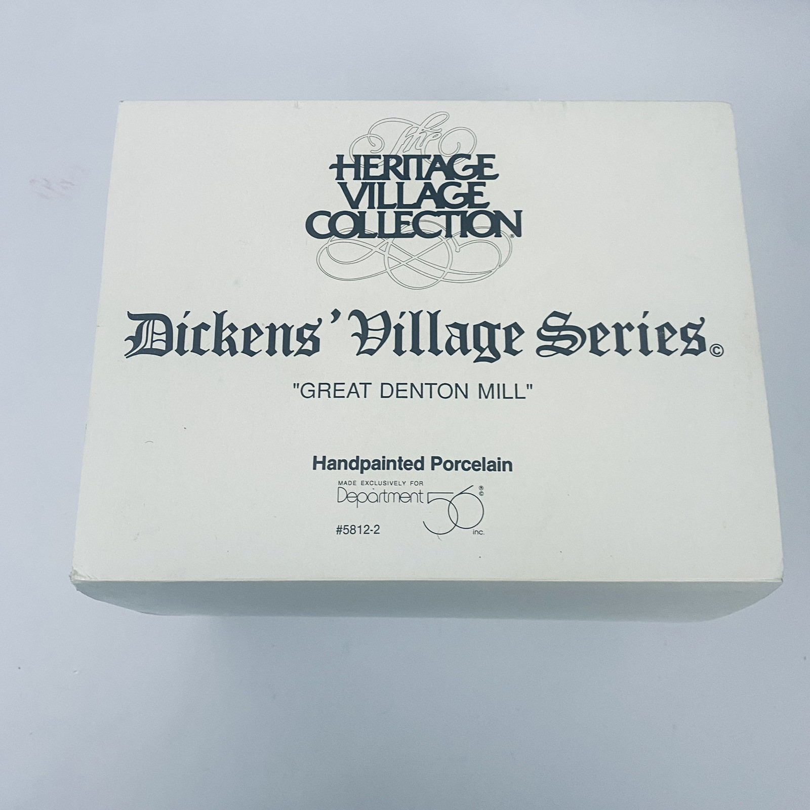 Dept 56 5812-2 Great Denton Mill Dickens’ Village Heritage Village Retired w box