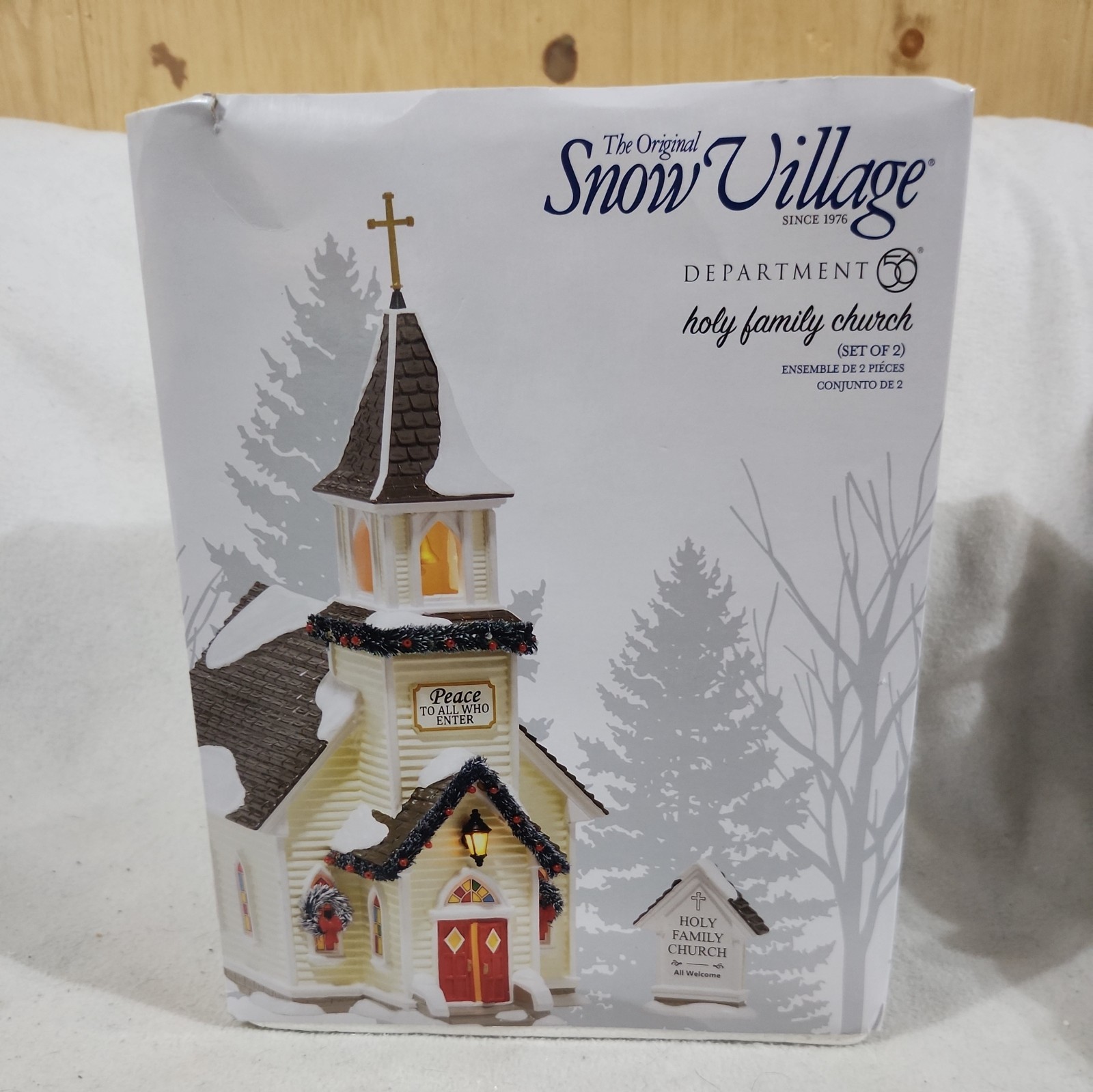 Department 56 Snow Village HOLY FAMILY CHURCH