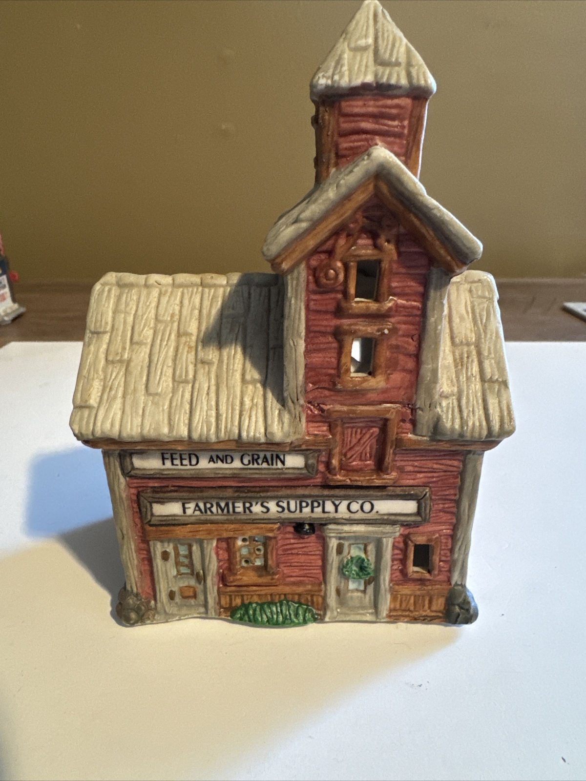 Vintage Lot Of 7 Home Town America Collection Buildings Porcelain 1990s