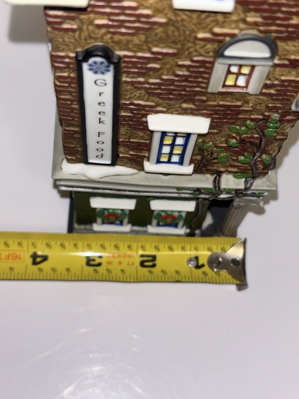 Dept 56 Garden of Santorini Christmas in the City Series No Light Or Sign READ