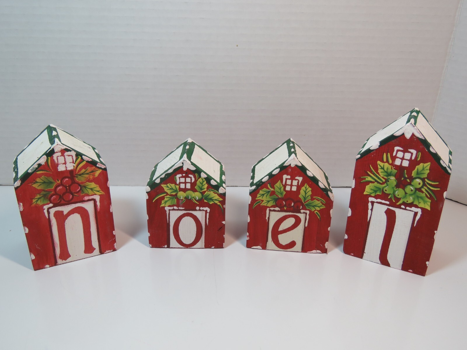 Handpainted Wooden Houses NOEL by Pier One Imports