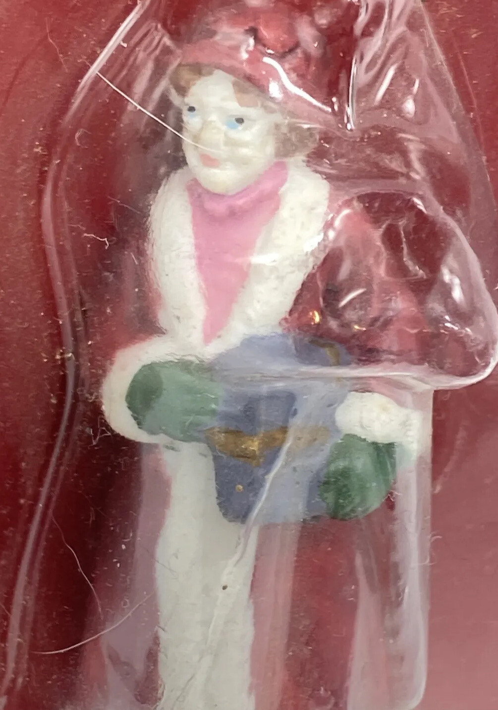 Dickens Collectables Christmas Village Accessory WOMAN FIGURINE Dollhouse F42