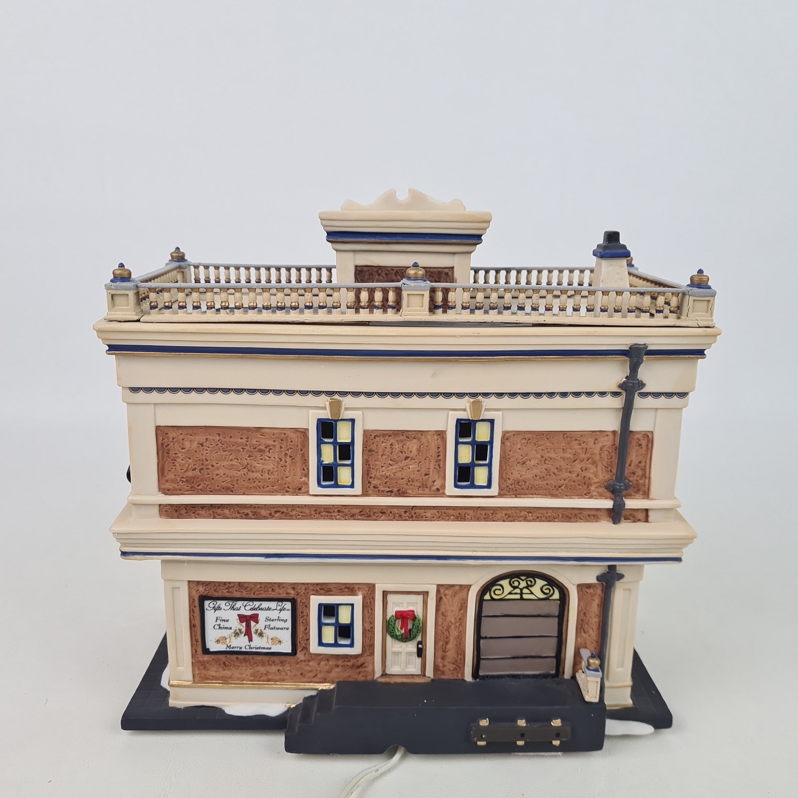 🚨 Department 56 “Lenox China Shop” 59263 Christmas In The City Lighted Building