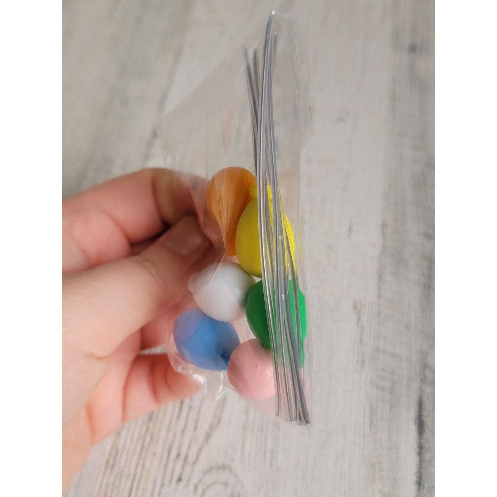 Rainbow colorful balloon accessory Village sets Xmas